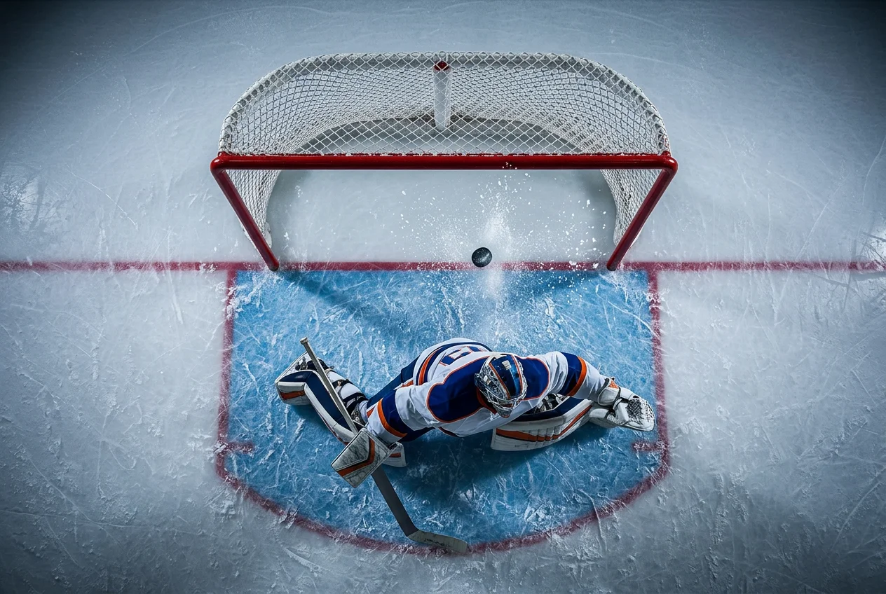 Ejemplo de cuotas puck line en apuestas de hockey NHL